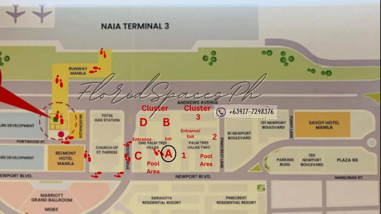 One Palm Tree Villas Condominium - Studio 5Th Fl With Balcony - Across Terminal 3 Airport Manila